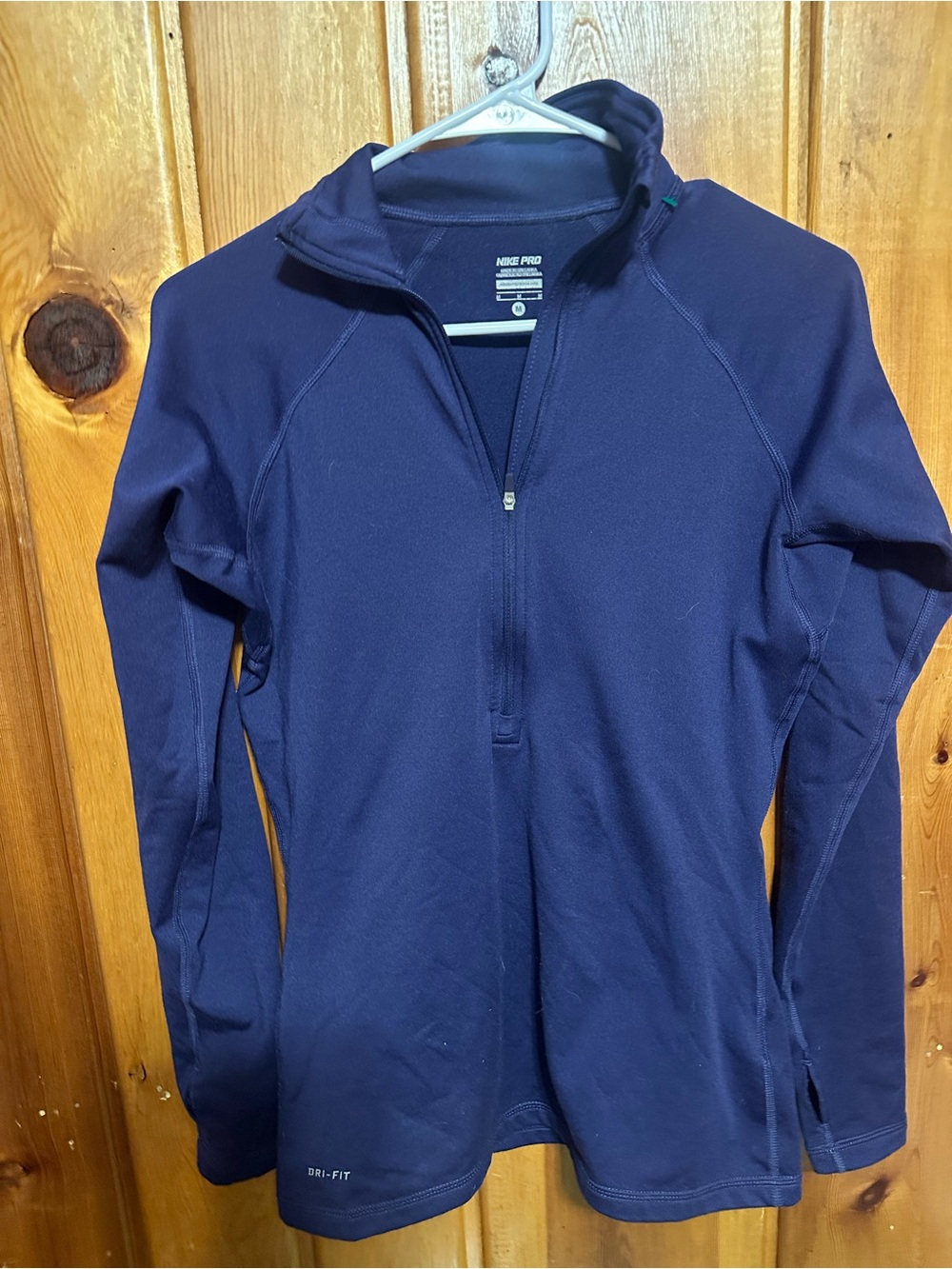 Nike Navy Quarter-Zip Athletic Top